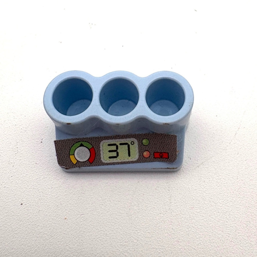 Playmobil Medical Lab Console Triple Well 37 Degree Sticker Accessory